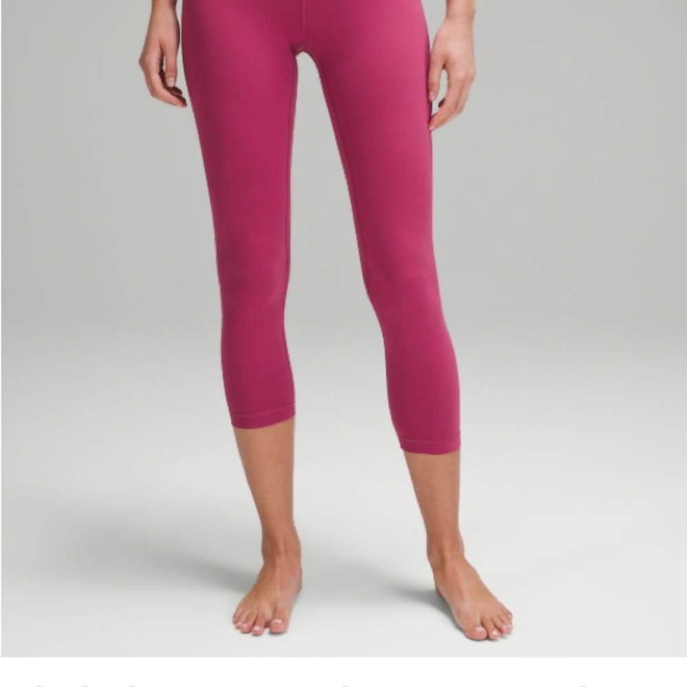 Lululemon Align high rise crop leggings Washed Mauve 10